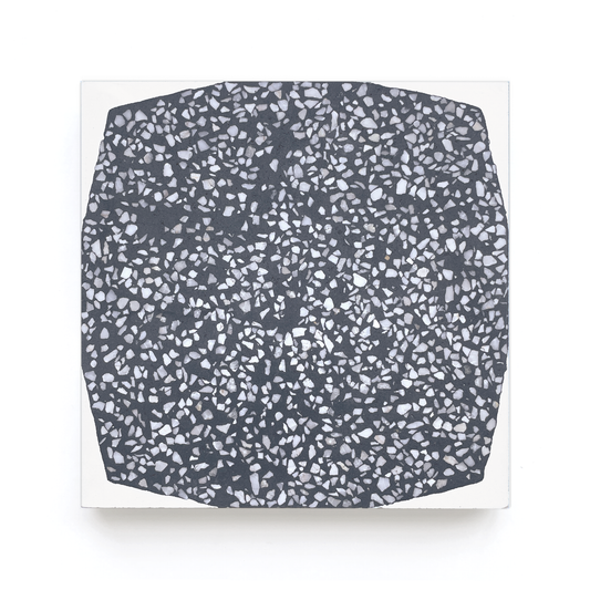 TV Star (8" x 8") Terrazzo Black/Warm White