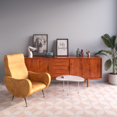 Big Cirque (8" x 8") Terrazzo White/Blush