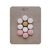 Penny Round Daisy Patch (12" x 12") Cherry Blossom