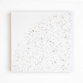 Canoe (8" x 8") Terrazzo White/Warm White