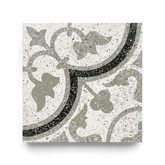 Guy La Fleur (8" x 8") Terrazzo White/Wolf Grey/Black