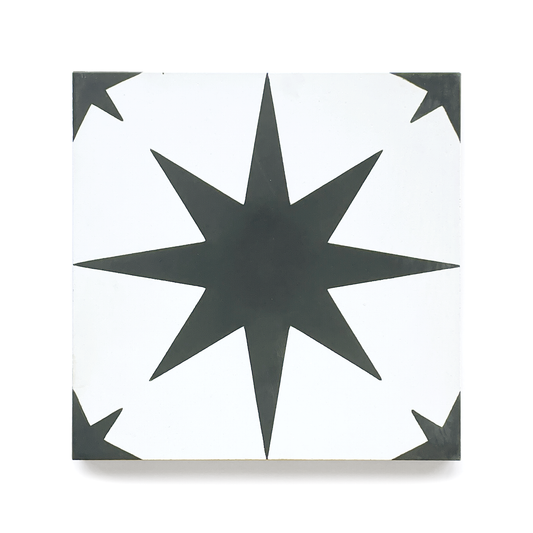 Midcentch (8" x 8") Warm White/Black