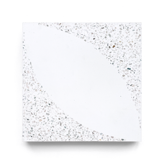 Big Cirque (8" x 8") Warm White/Terrazzo White