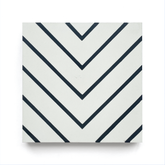 Meander (8" x 8") Warm White/Black