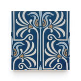 Nouveau (8" x 8") Riedel Blue/Celery/Navy/Peanut
