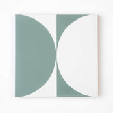 Hourglass (8" x 8") Zeden Green/Warm White