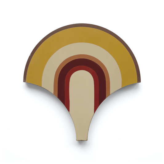 Ruby Warm Fan (8" x 8") Multicolour