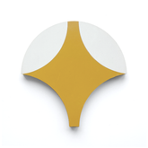 Sea Cirque Fan (8" x 8") Warm White/Honey
