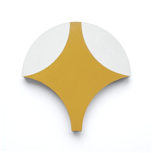 Sea Cirque Fan (8" x 8") Warm White/Honey
