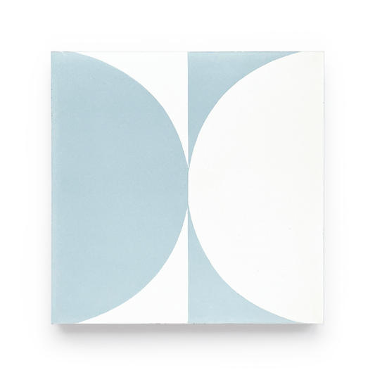 Hourglass (8" x 8") Riedel Blue/Warm White