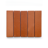 Natural Handmade Terracotta (2" x 8") Traditional Red