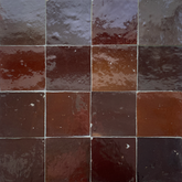 Zellige (4" x 4") Dark Sienna