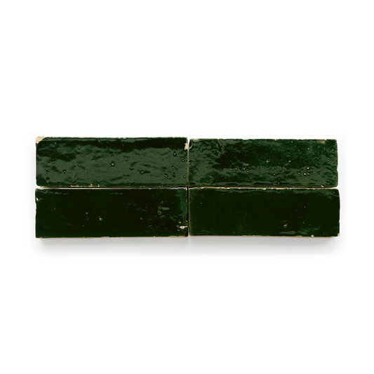 Zellige Thin (2" x 6") Evergreen