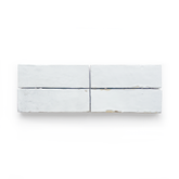 Zellige Thin (2" x 6") Natural White