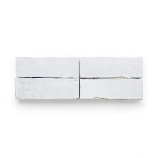 Zellige Thin (2" x 6") Natural White