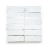 Zellige Thin (2" x 6") Natural White