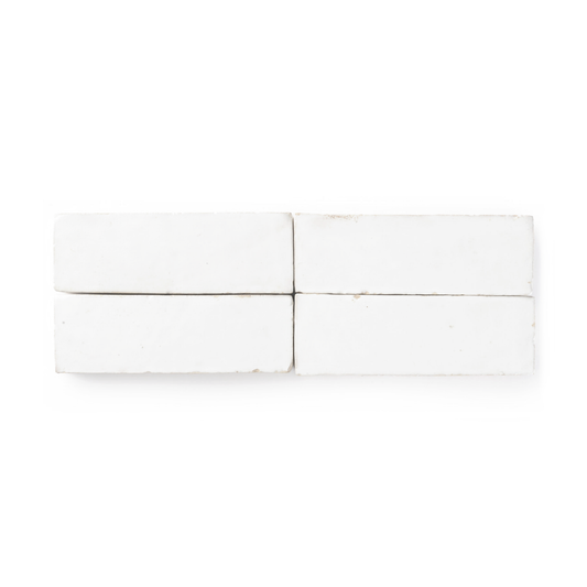 Zellige Thin (2" x 6") Snow White