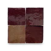 Zellige (4" x 4") Wild Plum