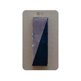 Zellige Triangles (2" x 6") Black and Haskap Berry