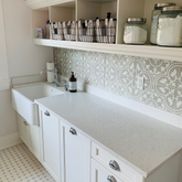 Guy La Fleur (8" x 8") Wolf Grey/Warm White