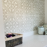 Guy La Fleur (8" x 8") Wolf Grey/Warm White