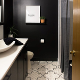 Guy La Fleur (8" x 8") Terrazzo White/Wolf Grey/Black