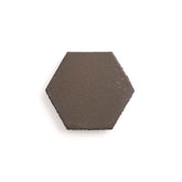 Natural Handmade Terracotta: Hexagon (4") Belgian Black