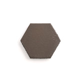 Natural Handmade Terracotta: Hexagon (6") Belgian Black