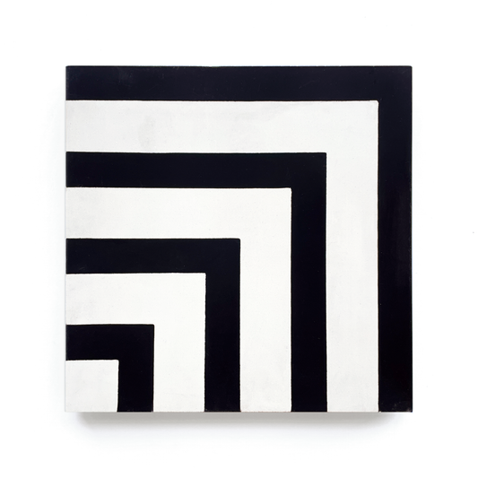 Linesman Return (8" x 8") Warm White/Black
