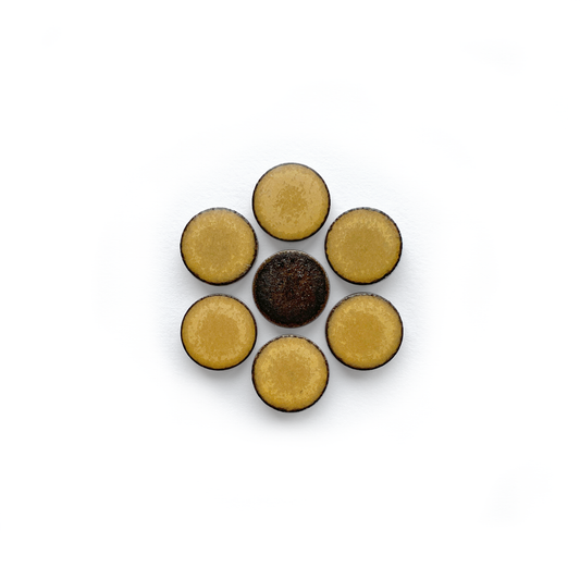 Individual Penny Round Daisy (2.4" x 2.4") No. 12 Marigold