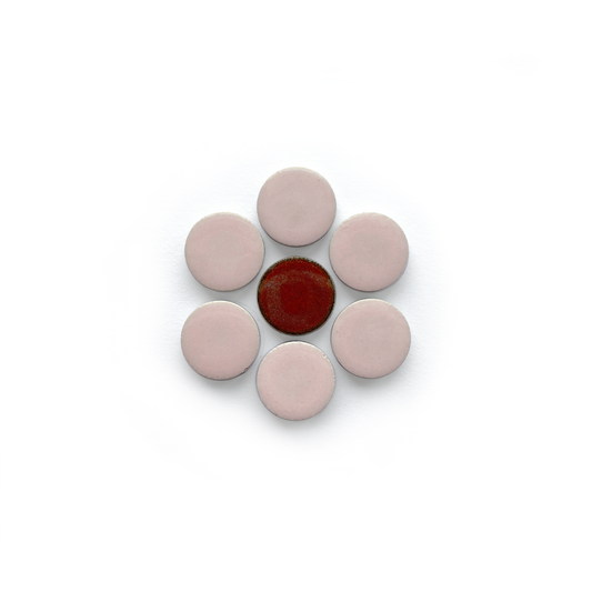 Individual Penny Round Daisy (2.4" x 2.4") No. 13 Rose