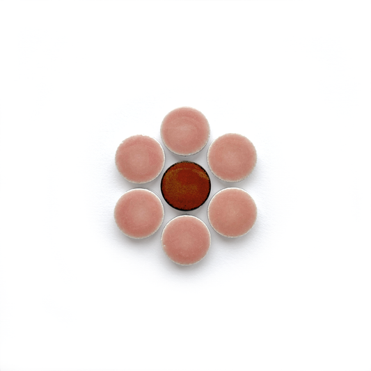 Individual Penny Round Daisy (2.4" x 2.4") No. 2 Cherry Blossom
