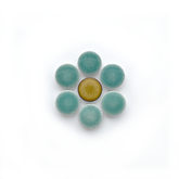 Individual Penny Round Daisy (2.4" x 2.4") No. 3 Hydrangea