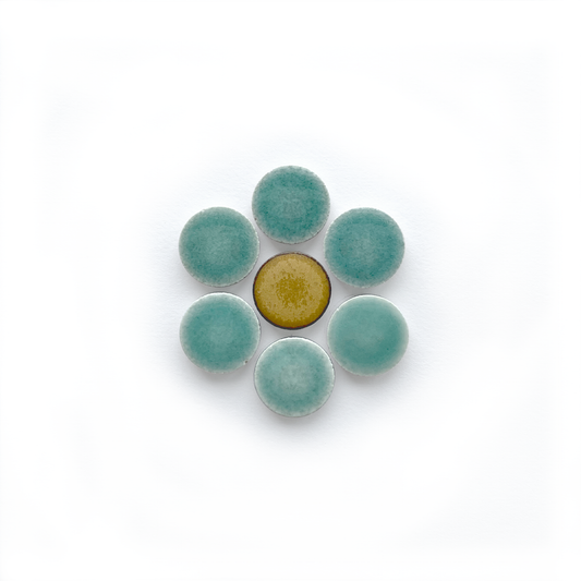 Individual Penny Round Daisy (2.4" x 2.4") No. 3 Hydrangea