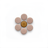 Individual Penny Round Daisy (2.4" x 2.4") No. 4 Rose