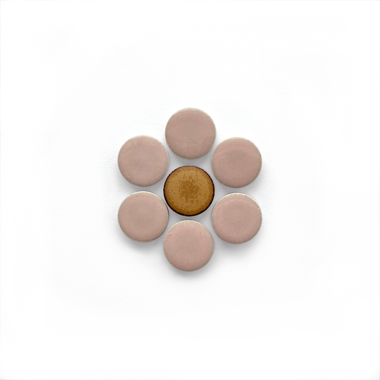 Individual Penny Round Daisy (2.4" x 2.4") No. 4 Rose