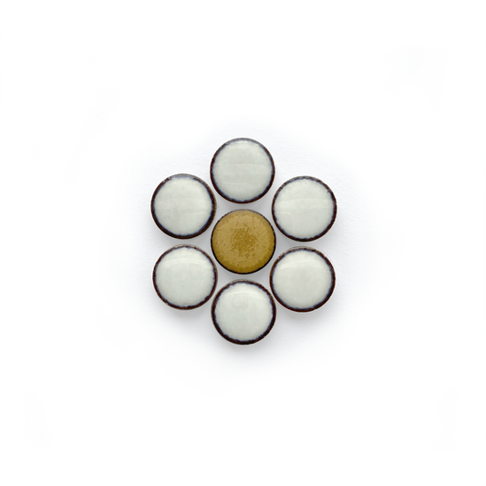 Individual Penny Round Daisy (2.4" x 2.4") No. 5 Magnolia