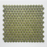 Penny Rounds (12" x 12") Lichen