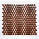 Penny Rounds (12" x 12") Poppy