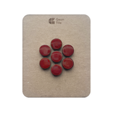 Penny Rounds (12" x 12") Poppy