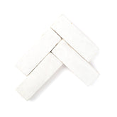 Zellige Thin (2" x 6") Snow White