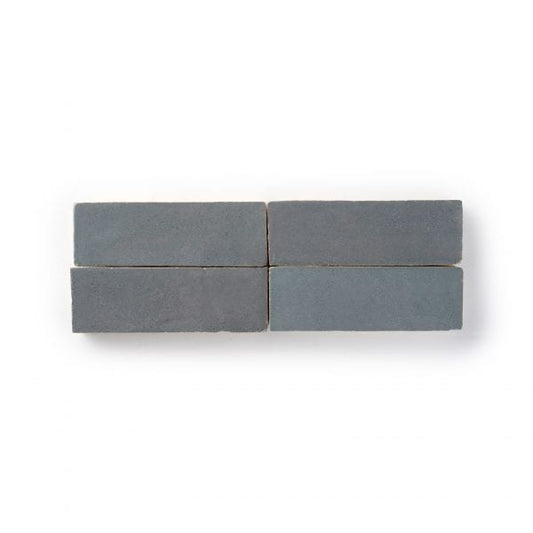 Zellige Thin (2" x 6") Steel Grey